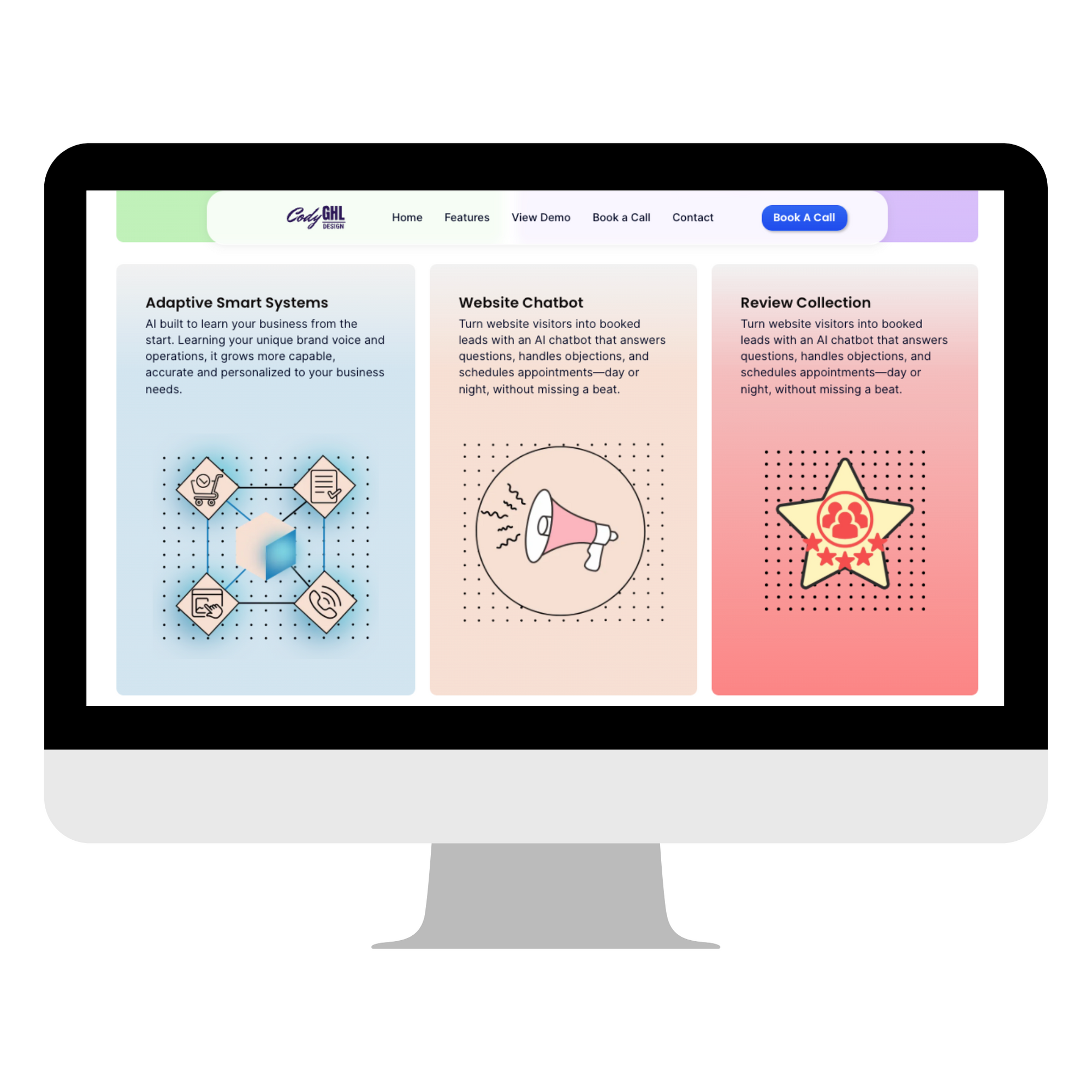 AI Website - Light Theme - Purple
